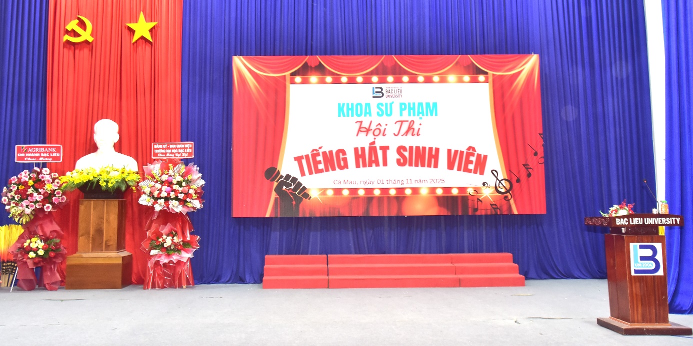 KHOA SƯ PHẠM TỔ CHỨC VÒNG CHUNG KẾT HỘI THI  “TIẾNG HÁT SINH VIÊN KHOA SƯ PHẠM” NĂM 2025 